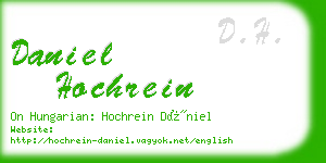 daniel hochrein business card